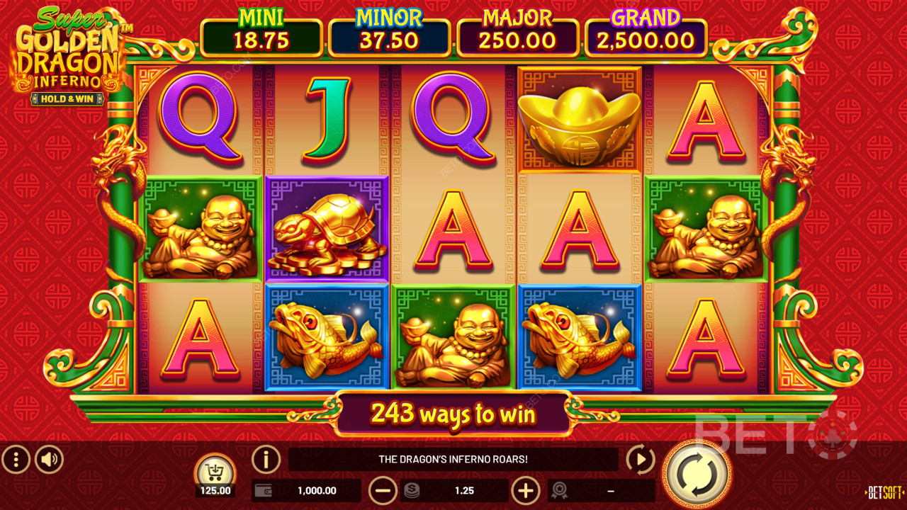 Super Golden Dragon Inferno Recenze podle BETO Slots