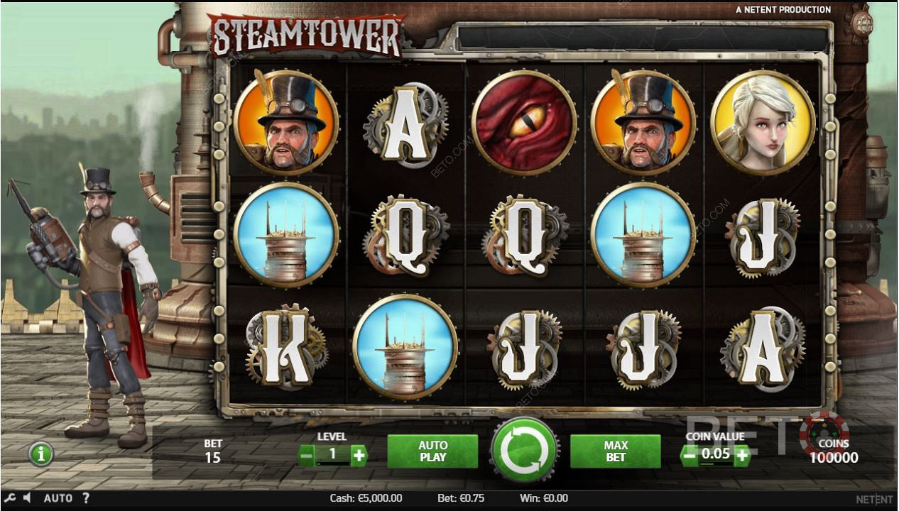 Výplatní procento hry Steam TowerSlots je 97,04 %.