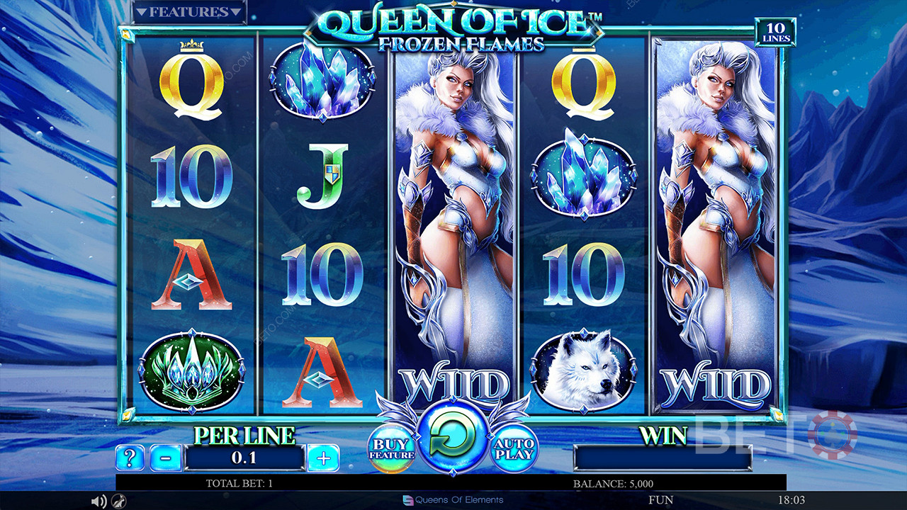 Queen of Ice Frozen Flames  Hrát Zdarma