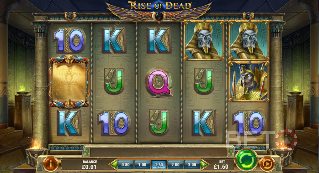 Rise of Dead - Neprogresivní online automat, který obsahuje symboly Scatter, symboly Wild, bonusové hry a bezplatná kola.