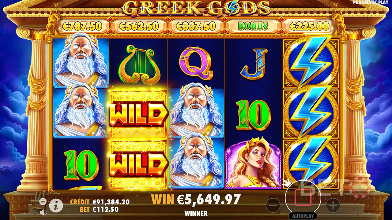 Greek Gods (Pragmatic Play)  Hrát Zdarma
