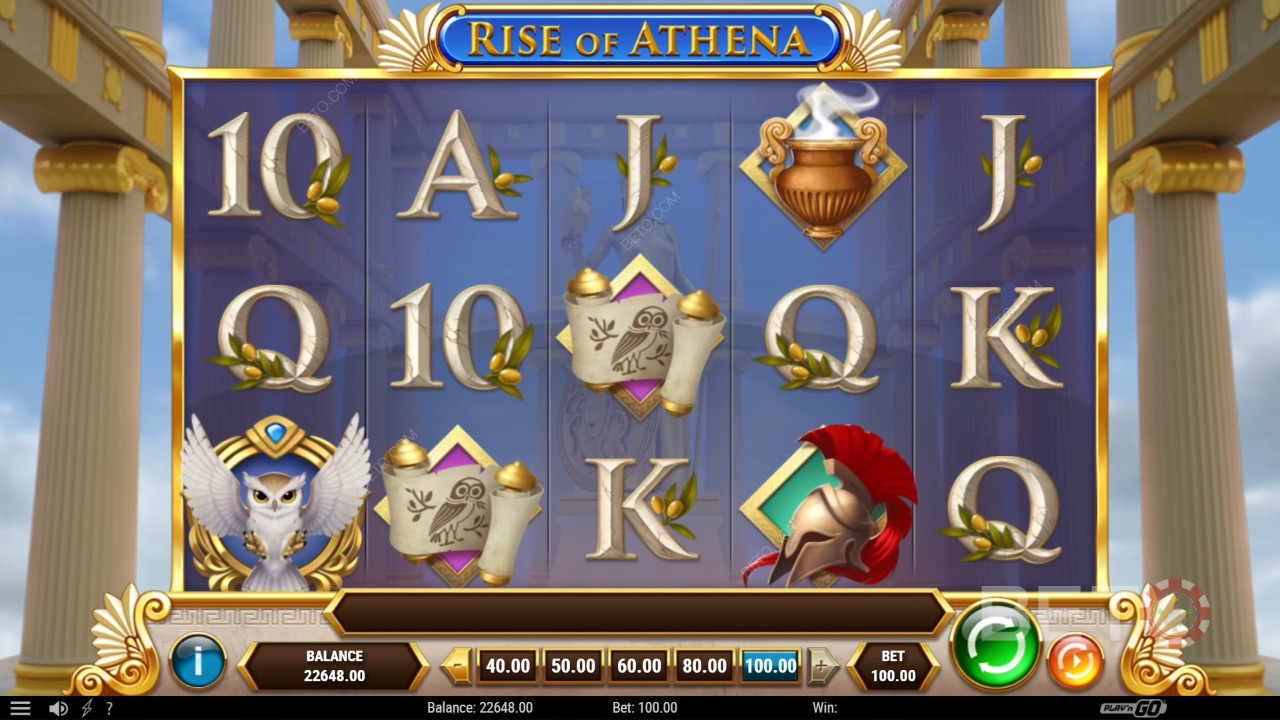 Rise of Athena Recenze podle BETO Slots