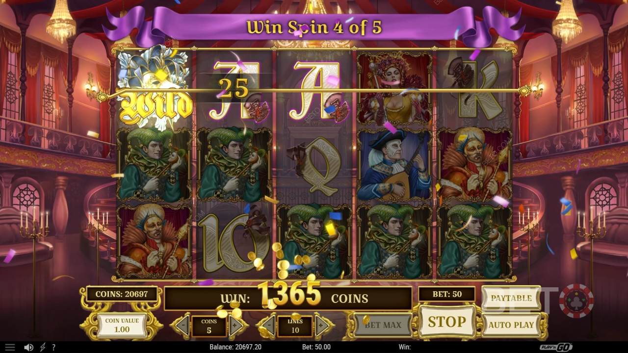 Jak hrát hru „Royal Masquerade“ od společnosti „ Play
