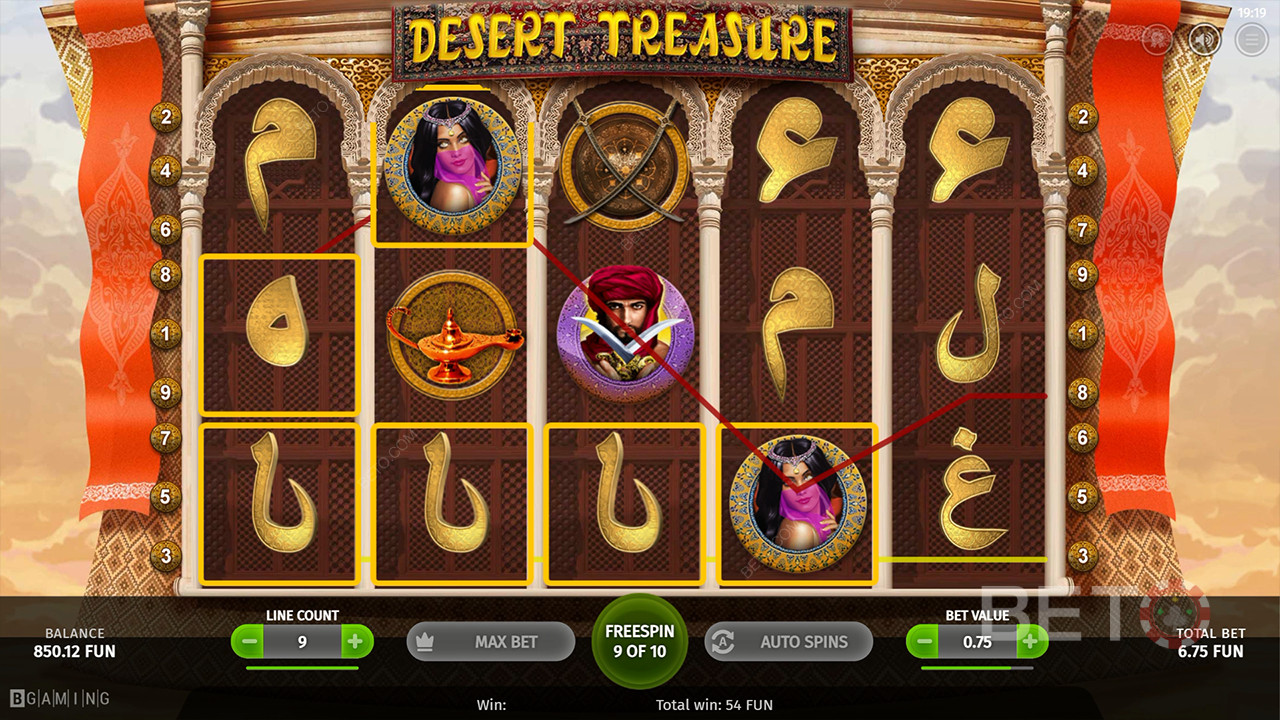 Desert Treasure Recenze podle BETO Slots