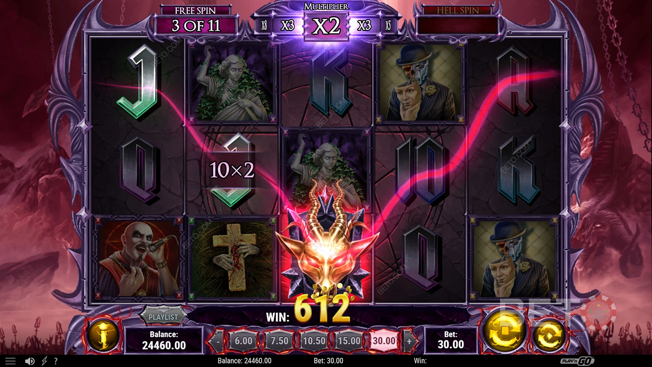 Vyhrajte 5 000x svou sázku ve hře Demon Slot Online!