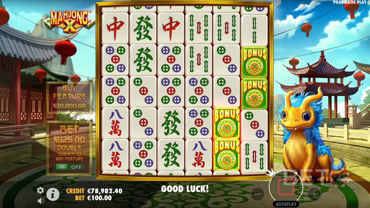Vysvětlení bonusových funkcí v Mahjongu X od Pragmatic Play