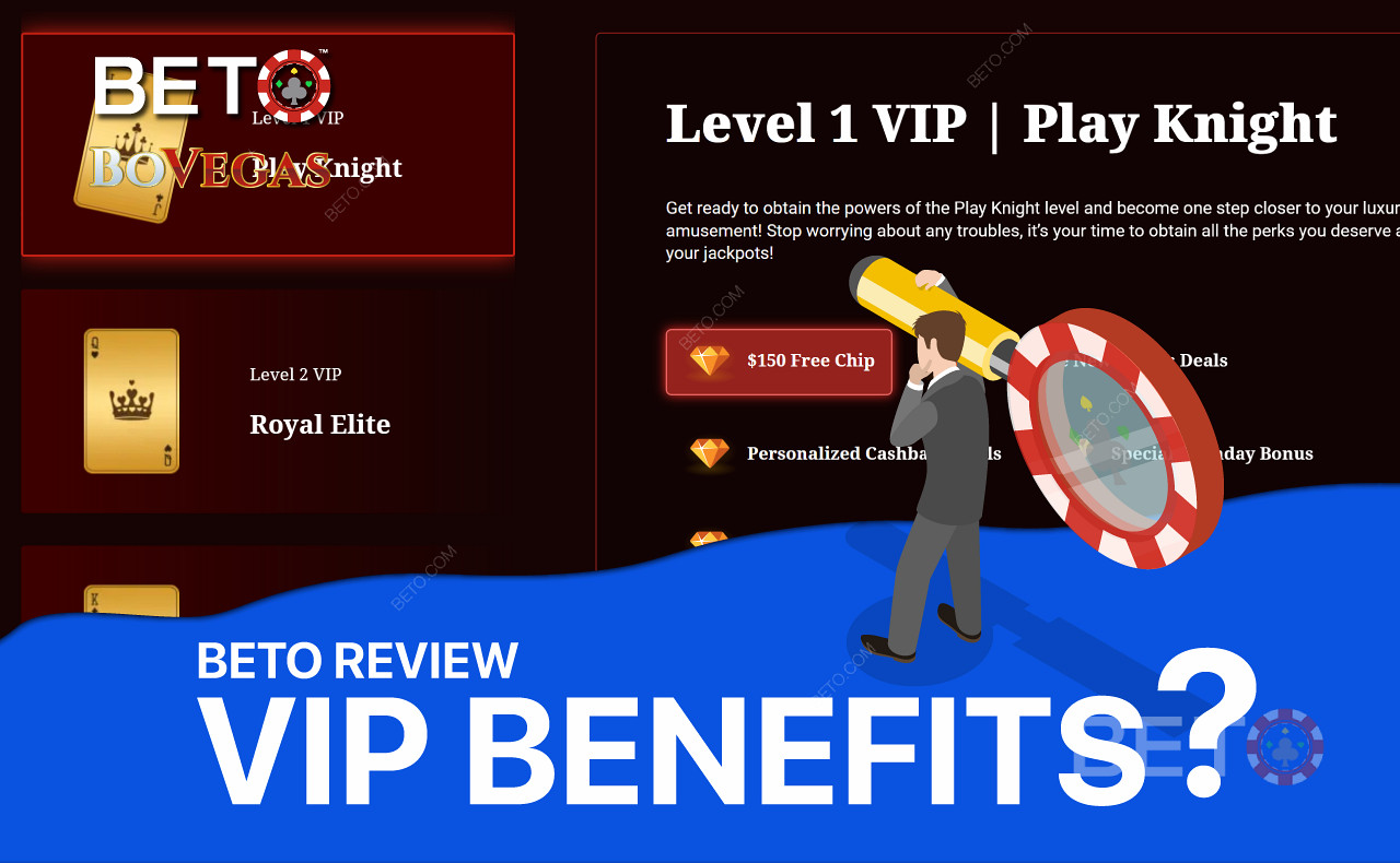 Vstupte do VIP klubu a získejte exkluzivní odměny, jako je žeton zdarma a bonusové peníze.