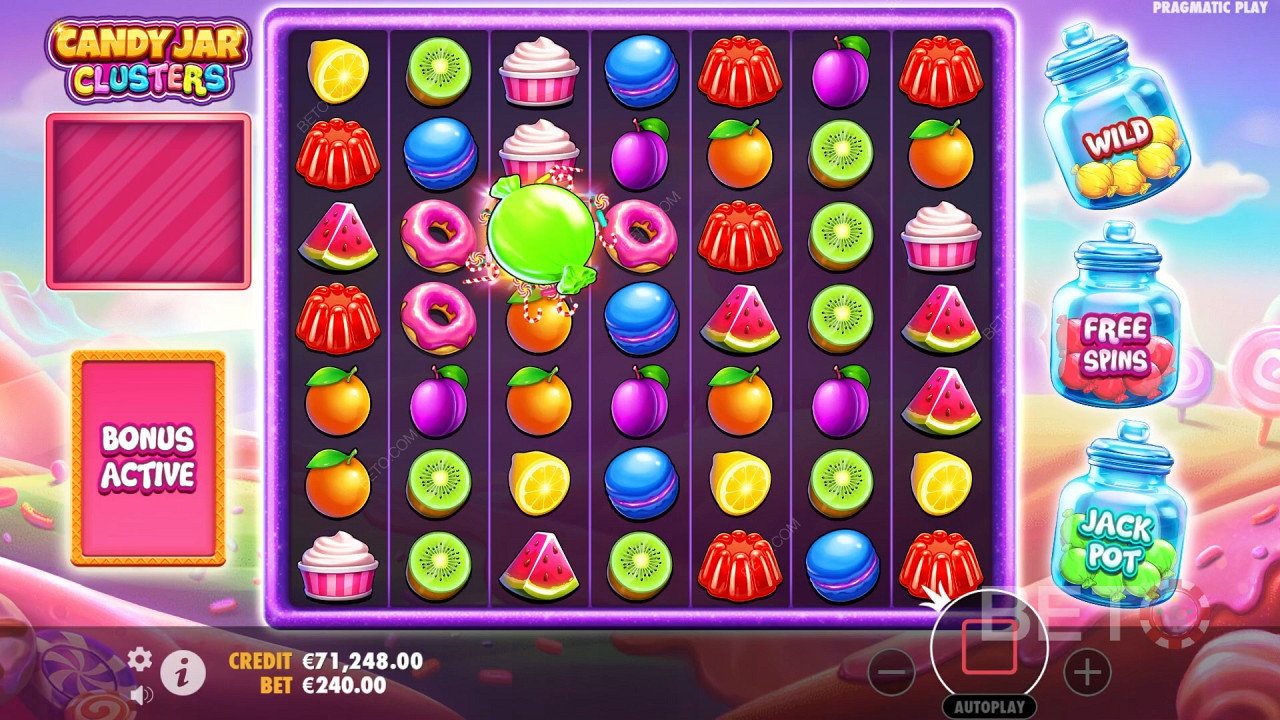 Candy Jar Clusters Recenze podle BETO Slots
