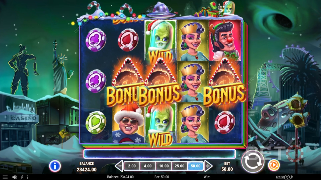 Invaze Vegas Las Vánoce Recenze podle BETO Slots