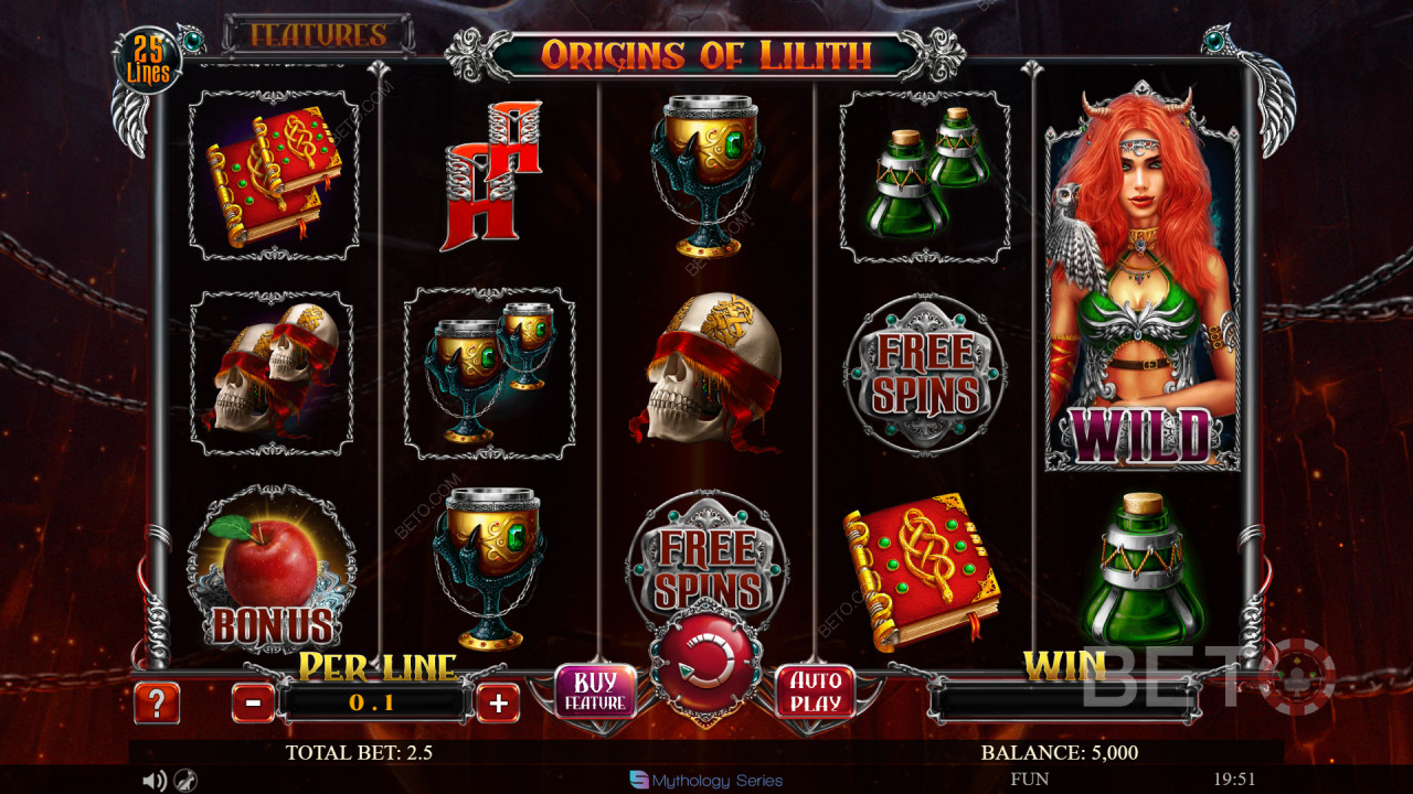 Origins Of Lilith Recenze podle BETO Slots