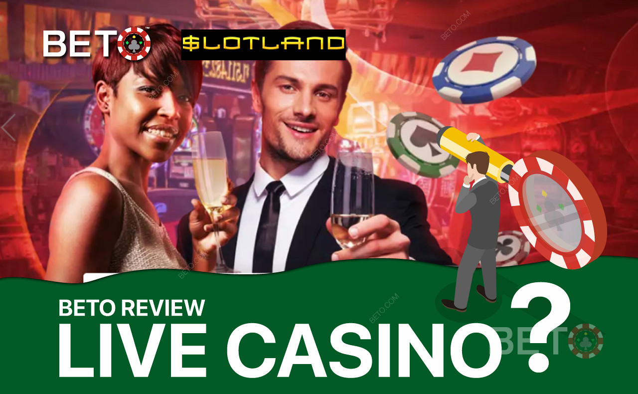 Slotland bohužel nenabízí živé kasinové hry
