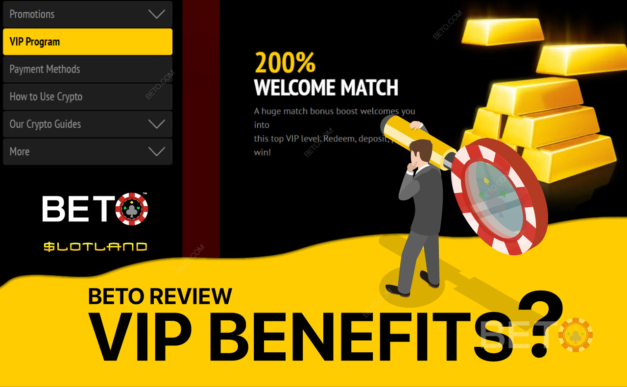 Užijte si několik výhod, jako je 200% bonus na uvítanou, když se vyšplháte na VIP pozice.