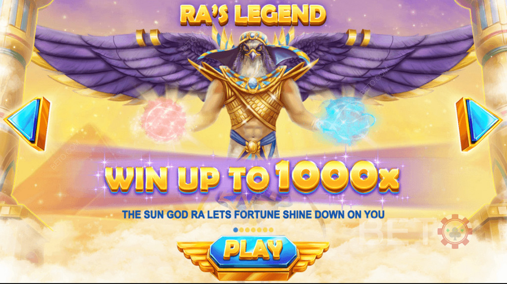 Vyhrajte vzácné dárky, protože bůh Slunce - Ra Legend vám žehná!