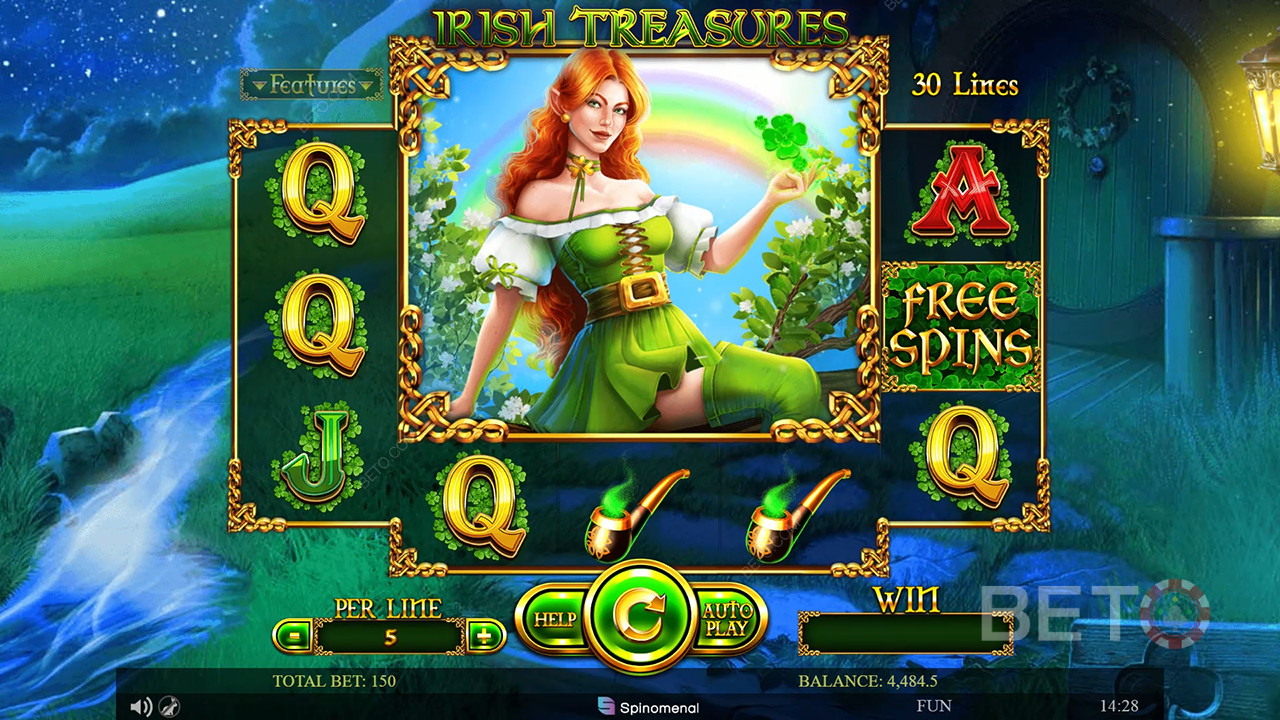 Irish Treasures Recenze podle BETO Slots