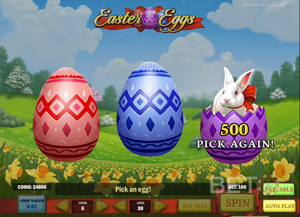 Velikonoční vajíčka přinášejí do hry fascinující bonusy