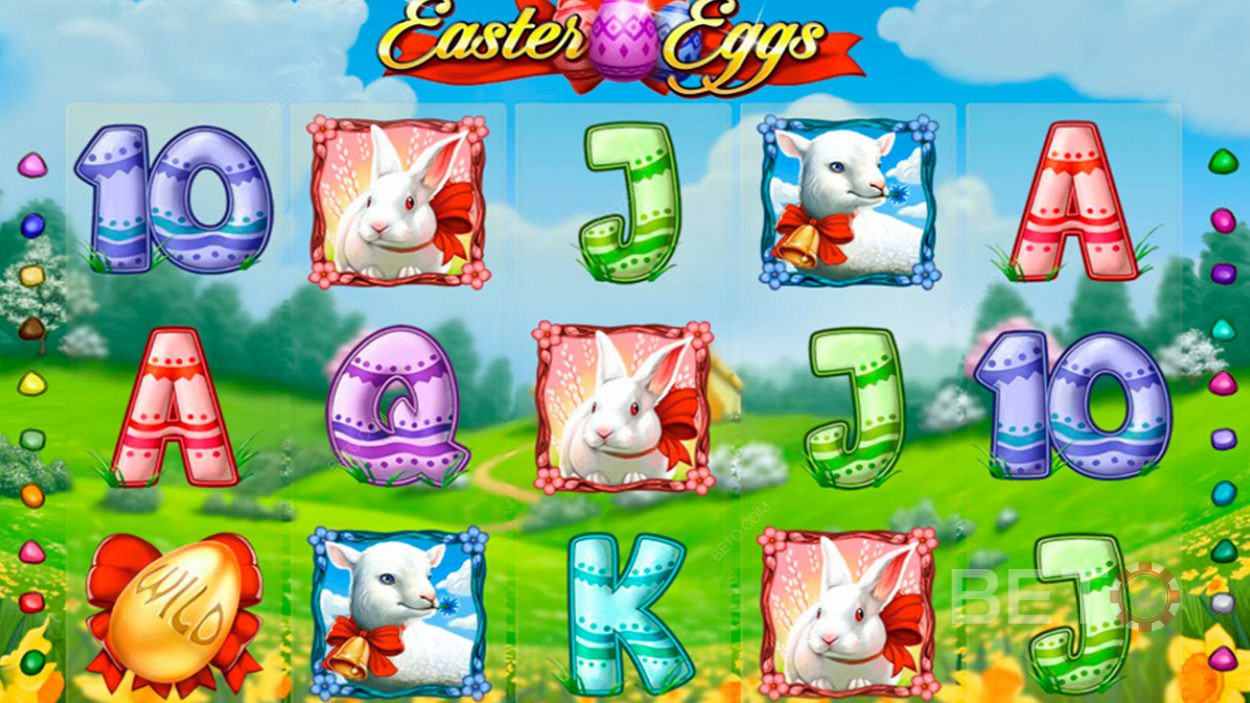 Ve hře Easter Eggs Slot Machine máte k dispozici 20 herních řad a 5 válců.