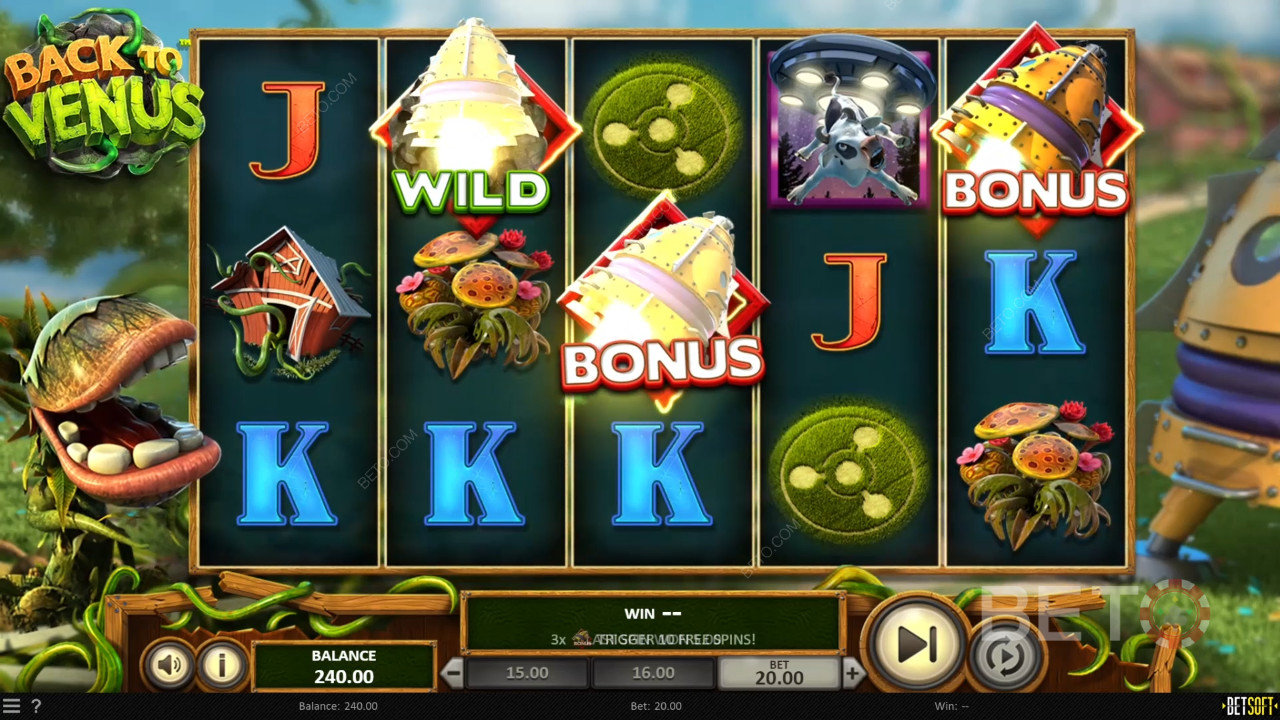 Zpět na Venuši Recenze podle BETO Slots