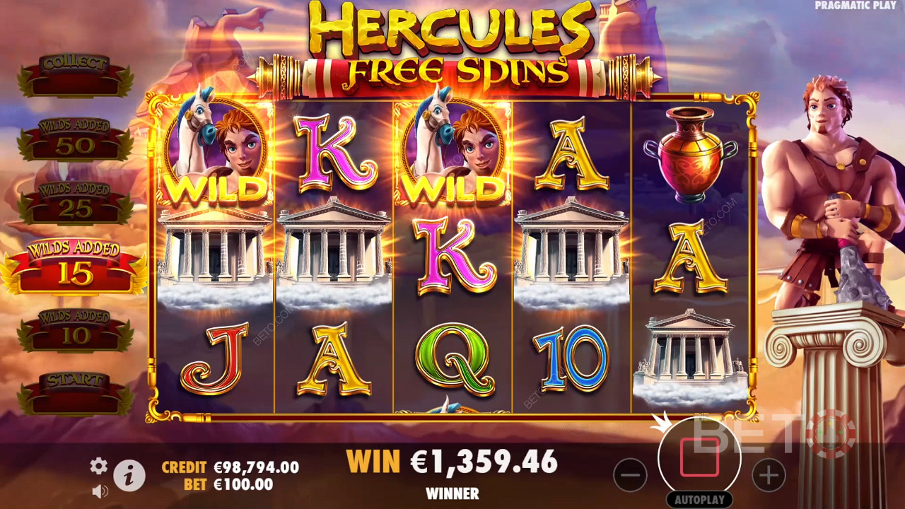 Herkules a Pegas Recenze podle BETO Slots