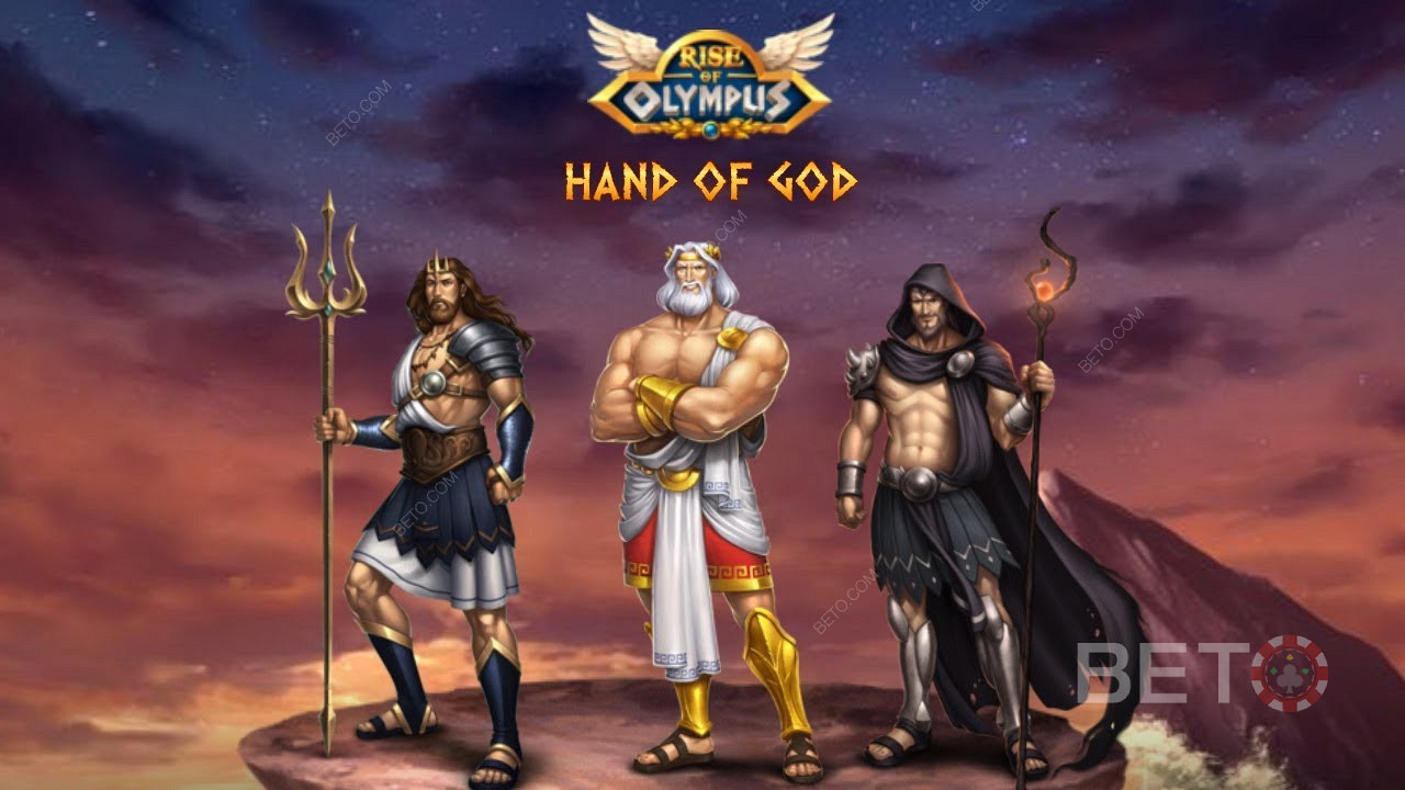 Boží ruka je bonusová hra, která vám zajistí odměny za bezvýherní otočení ve hře Rise of Olympus.