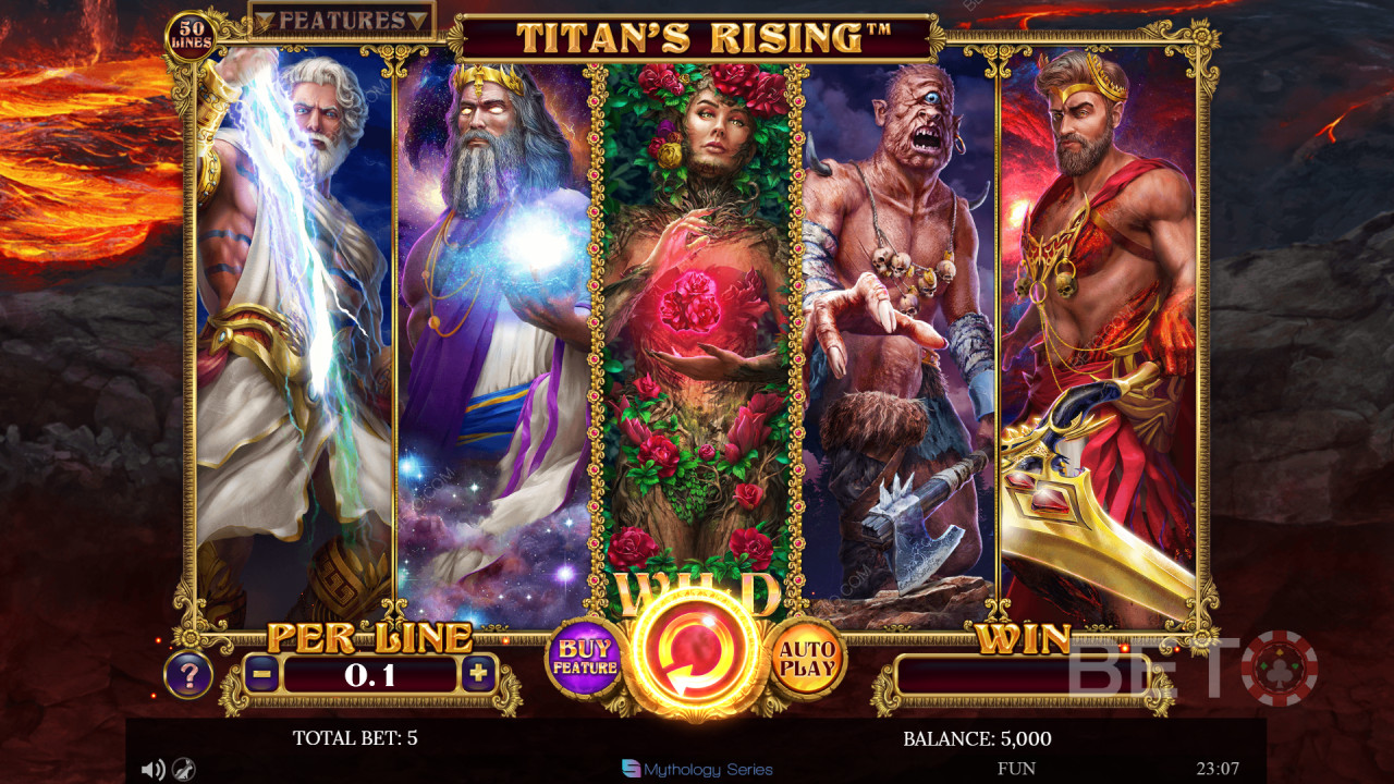 Titans Rising Recenze podle BETO Slots