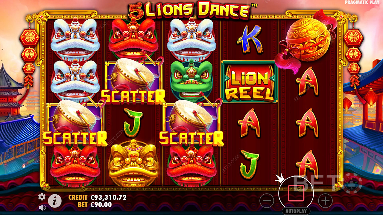 5 Lions Dance Hrát Zdarma