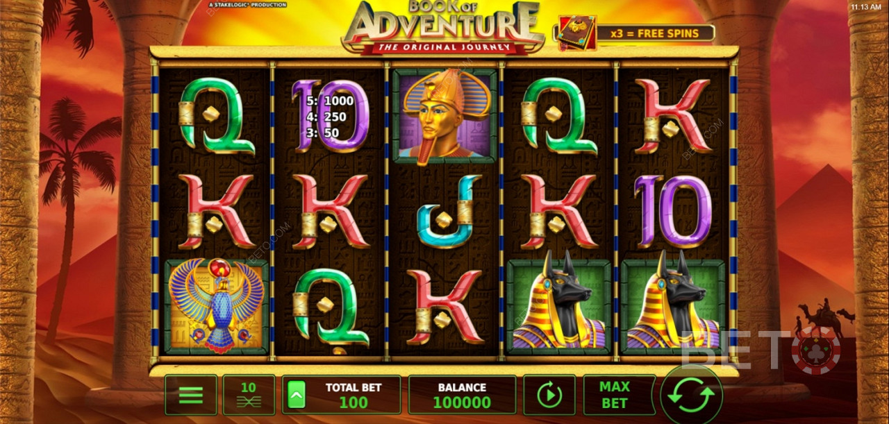 Nyní můžete hrát online slot The Book of Adventure i na mobilních telefonech a tabletech.