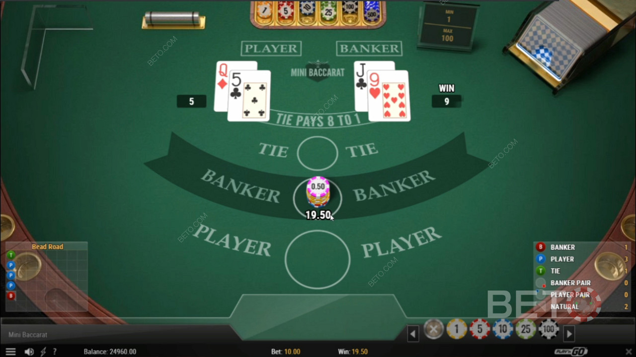 Strategie BACCARAT - zdarma rady od experta jak porazit karetní hru!