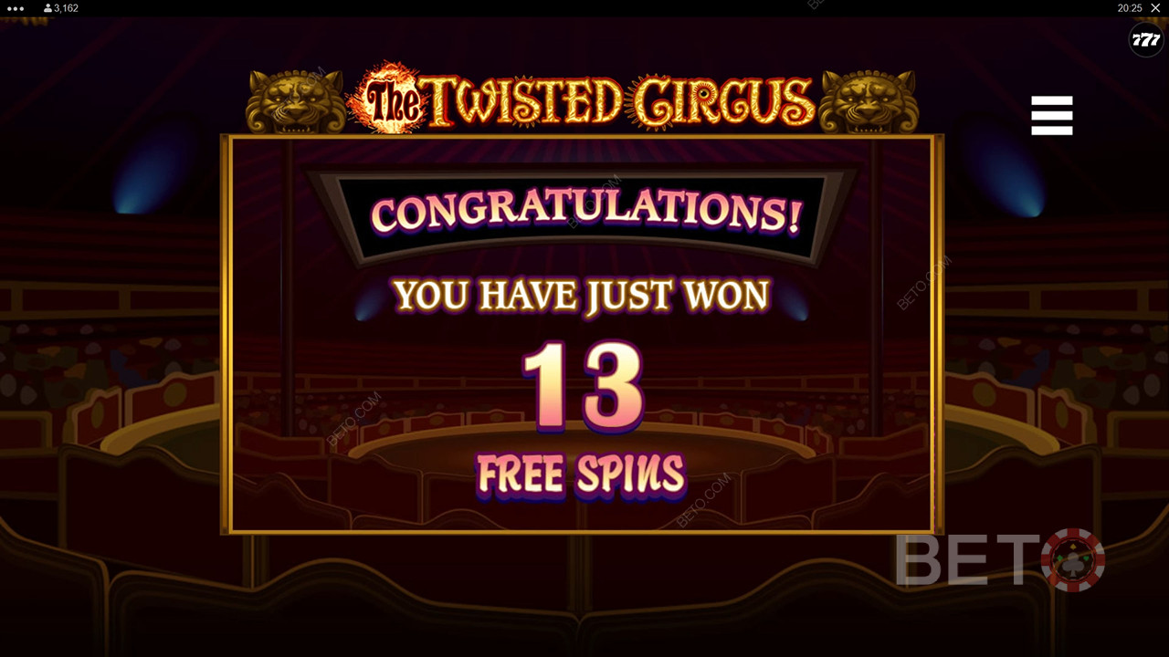 Vysvětlení bonusových funkcí ve hře The Twisted Circus by Microgaming
