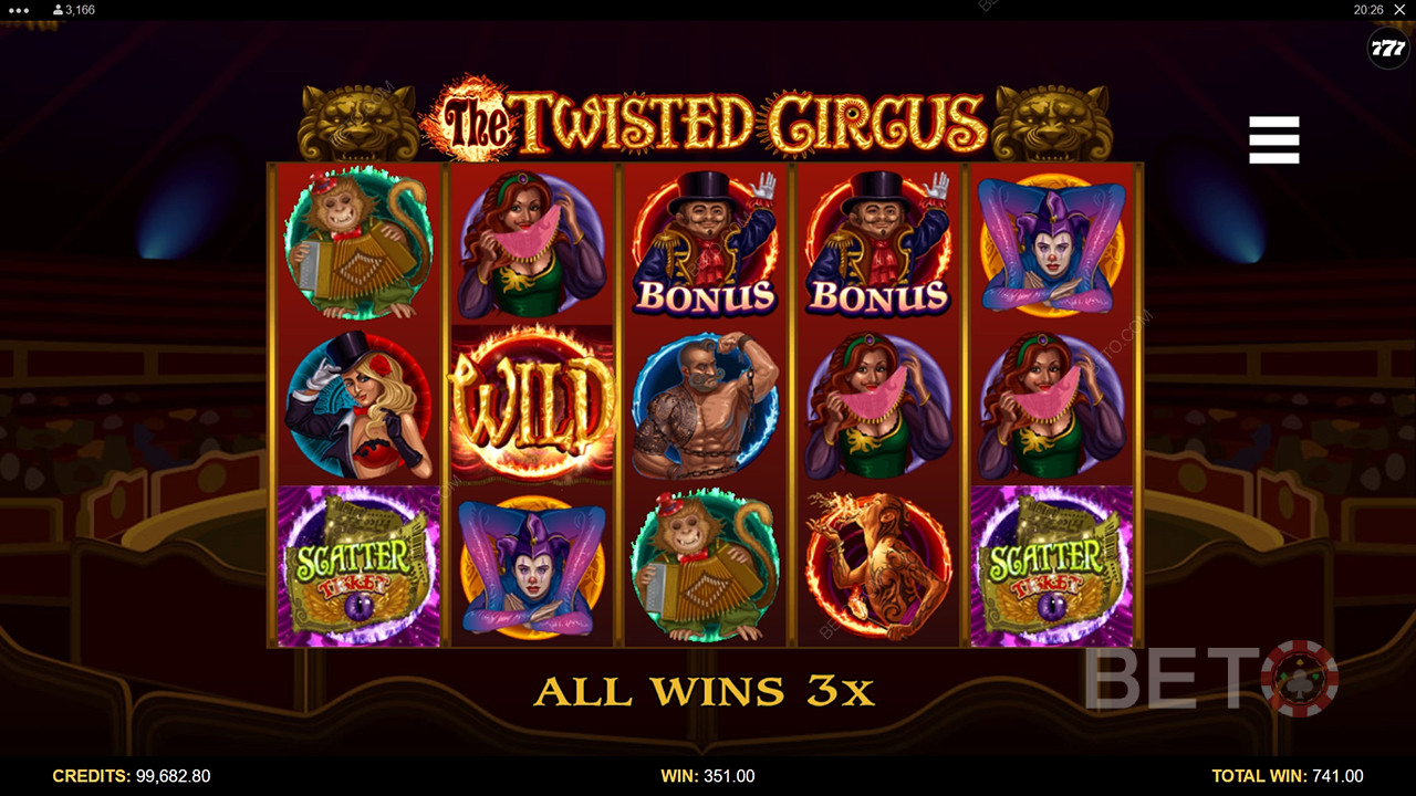 The Twisted Circus: Slot online, který stojí za roztočení?