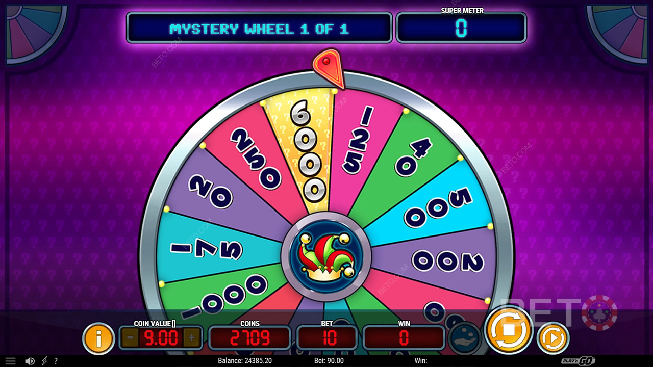 Vyhrajte až 2 397,5x svou sázku v online automatu Mystery Joker 6000!