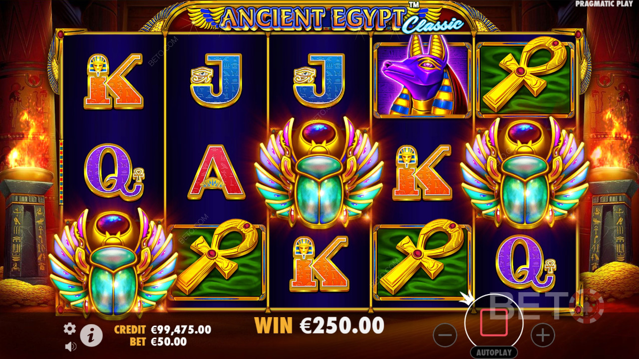 Starověký Egypt Classic Recenze podle BETO Slots