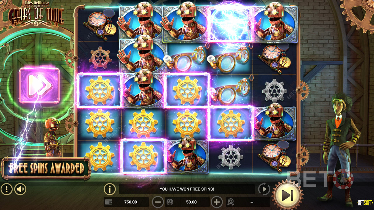 Miles Bellhouse a ozubená kola času Recenze podle BETO Slots
