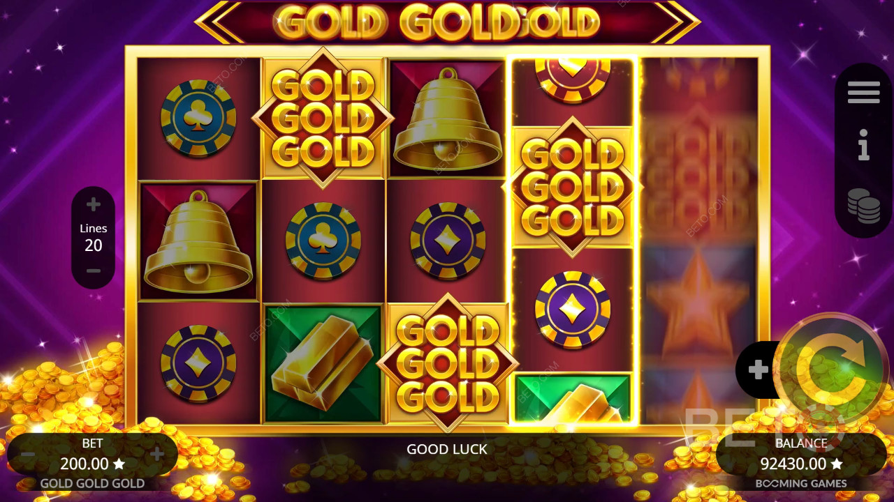 Gold Gold Gold Recenze podle BETO Slots