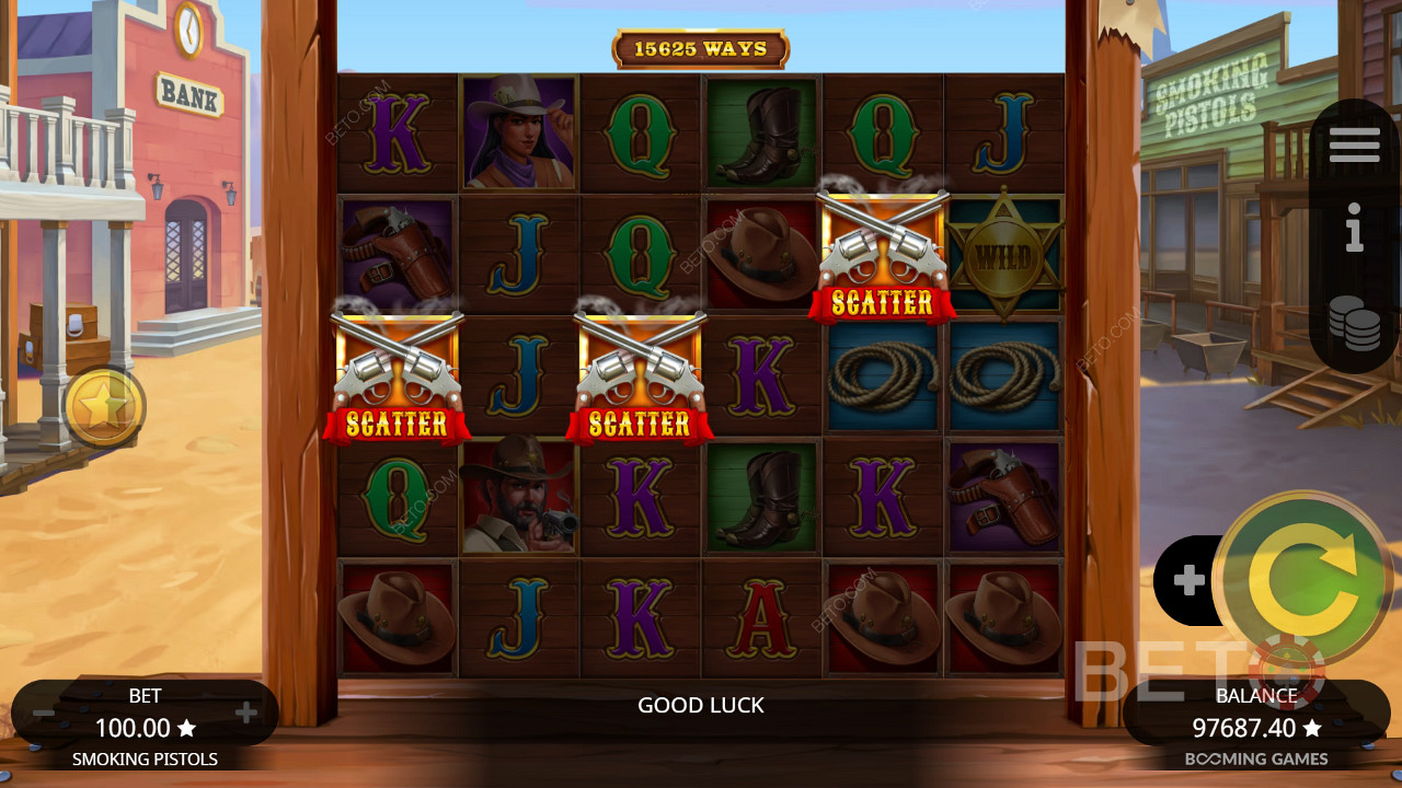 Smoking Pistols Recenze podle BETO Slots