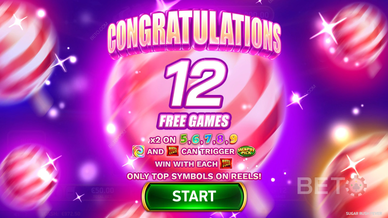 Vyhrajte 4 544x svou sázku ve slotu Sugar Rush Fever!