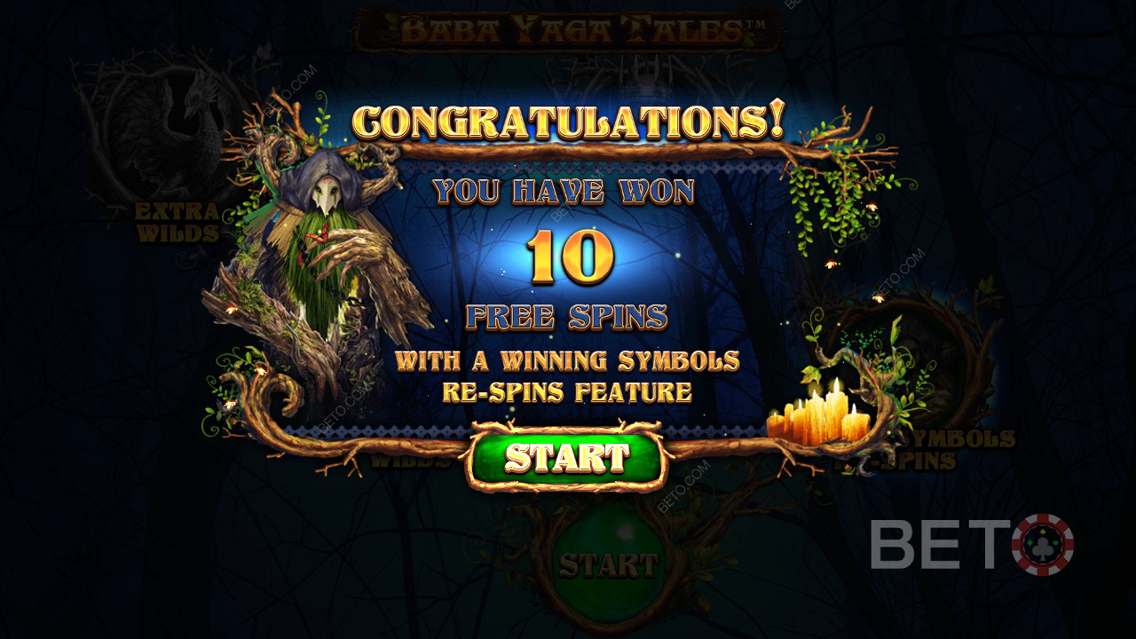 Vyhrajte 1 000x svou sázku ve hře Baba Yaga Tales Slot Online!