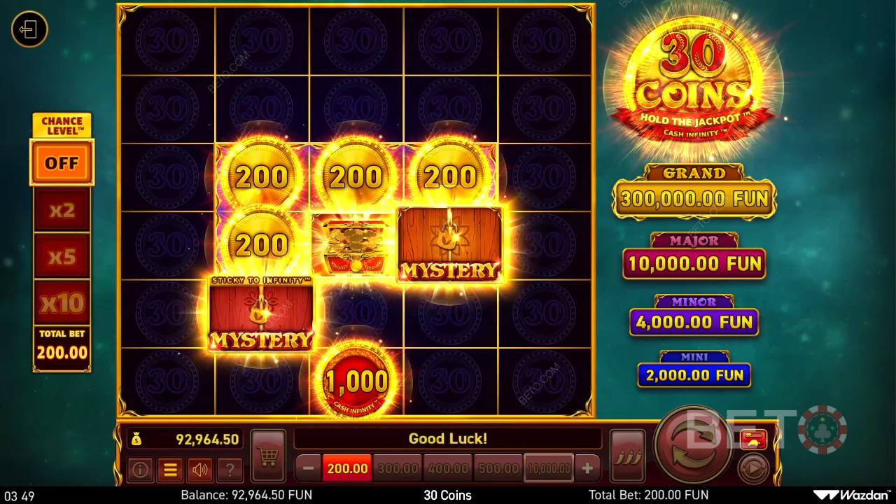 30 mincí Recenze podle BETO Slots