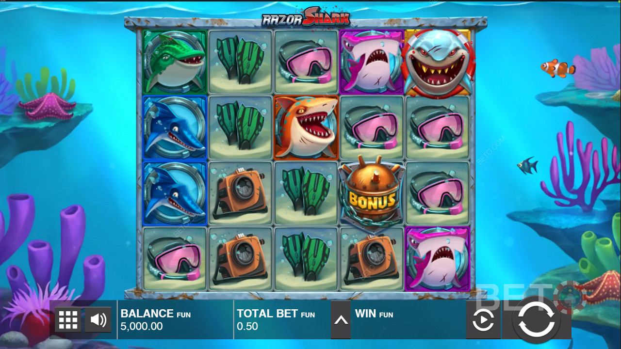 Výherní automat Razor Shark od společnosti Push Gaming