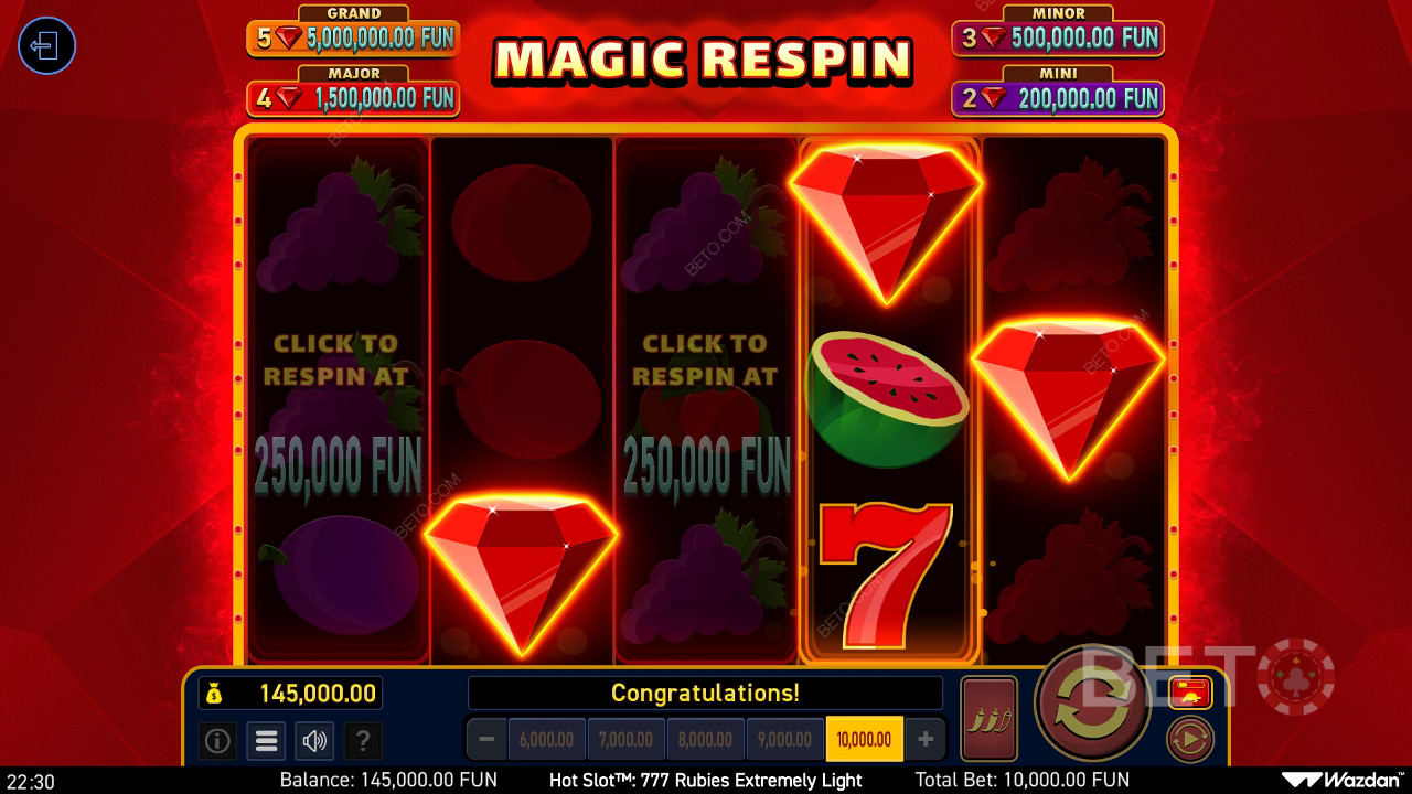 Hot Slot: 777 Rubies Extrémně lehká recenze od BETO Slots