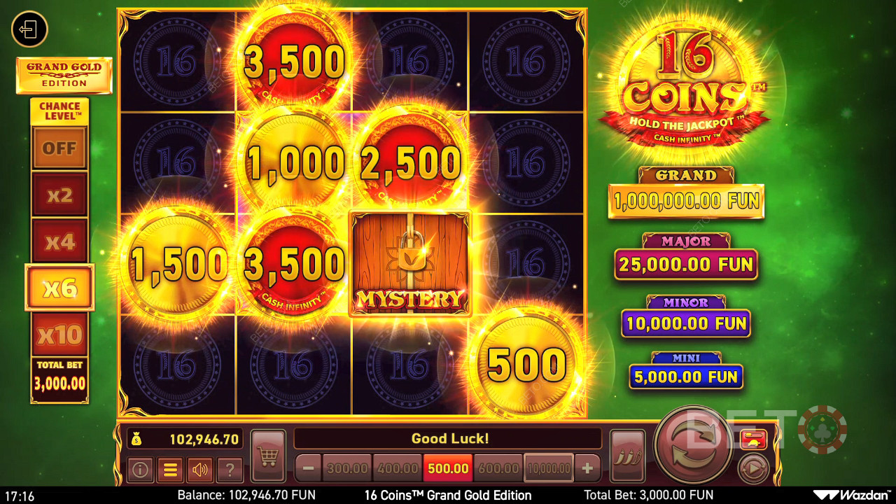 16 Coins Grand Gold Edition Hrát Zdarma