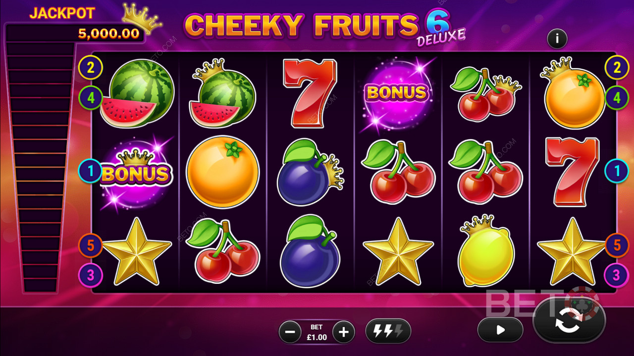 Cheeky Fruits 6 Deluxe  Hrát Zdarma