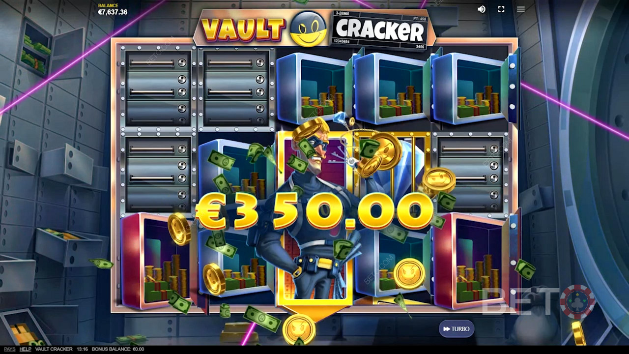 Velká výhra ve hře Vault Cracker