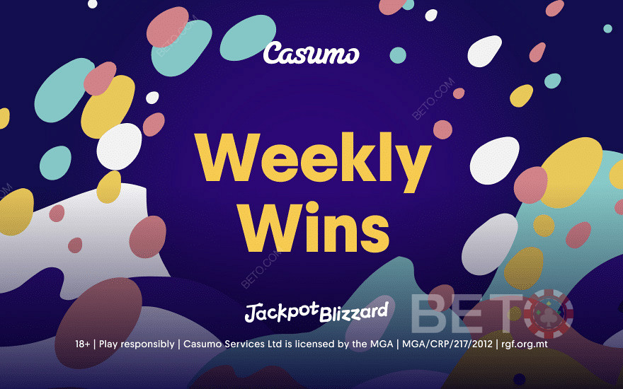 Hrajte jackpot na Casumo nebo vyhrajte mega velké ceny!