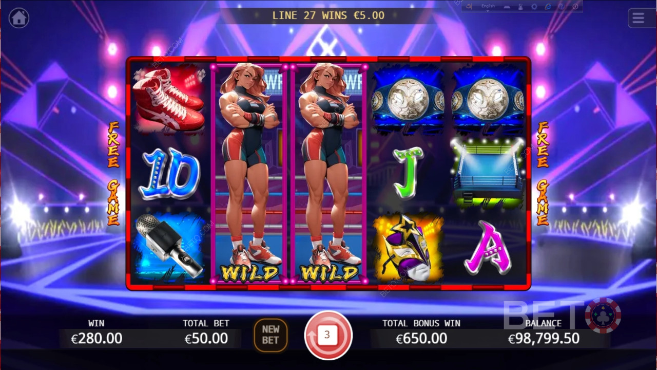 Wrestling Queen Recenze podle BETO Slots