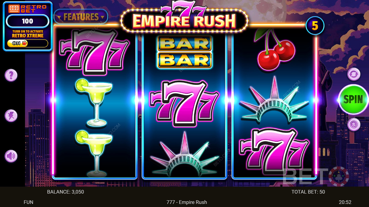 777 Empire Rush Recenze podle BETO Slots