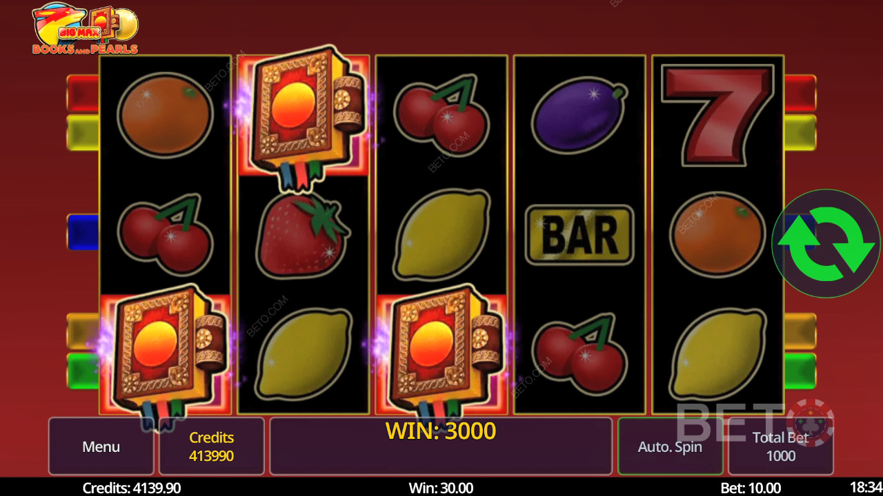 Big Max Books and Pearls Recenze podle BETO Slots