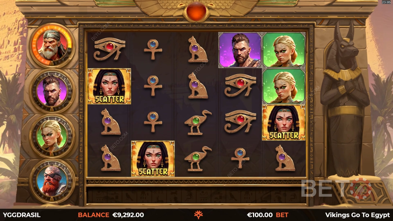 Vikingové jdou do Egypta Divoký boj Recenze podle BETO Slots