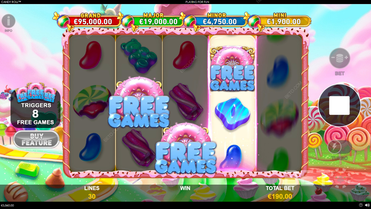 Candy Roll Recenze podle BETO Slots