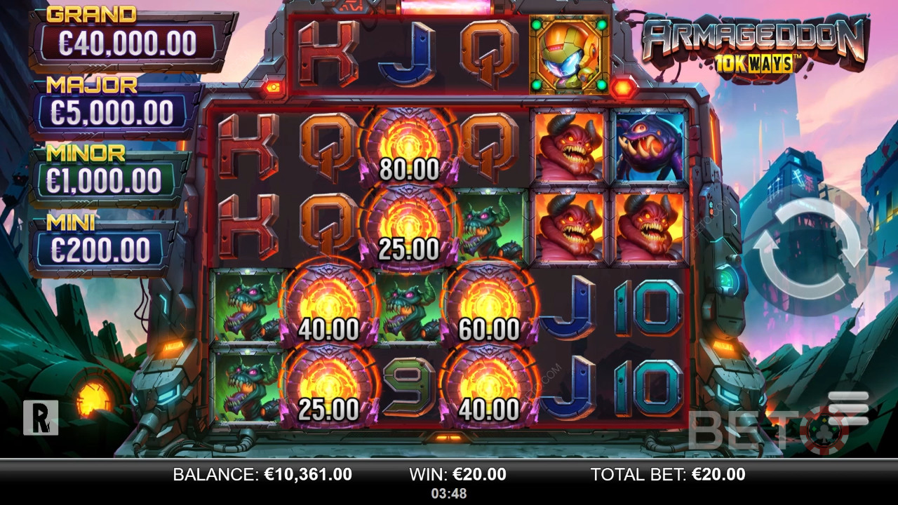 Armageddon 10k Ways Recenze podle BETO Slots