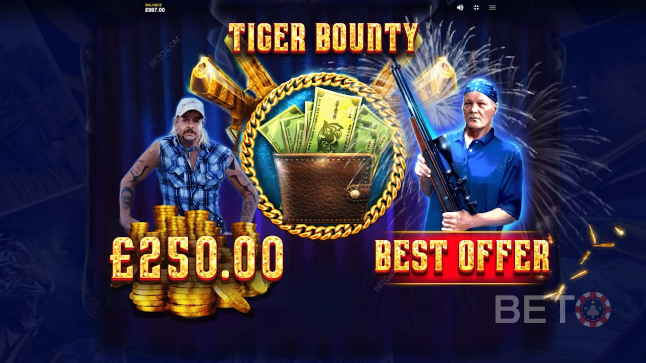 Bonus Tiger Bounty v Joe Exotic
